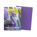 Dragon Shield - DS - Standard Dual Sleeves: Nebula & Silver [Matte] (100 kosov)