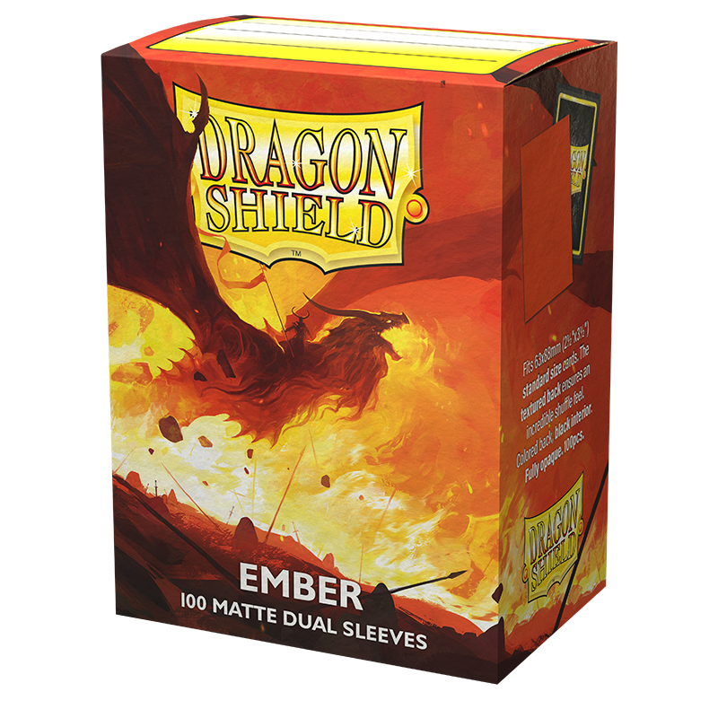 Dragon Shield - DS - Standard Dual Sleeves: Ember [Matte] (100 kosov)